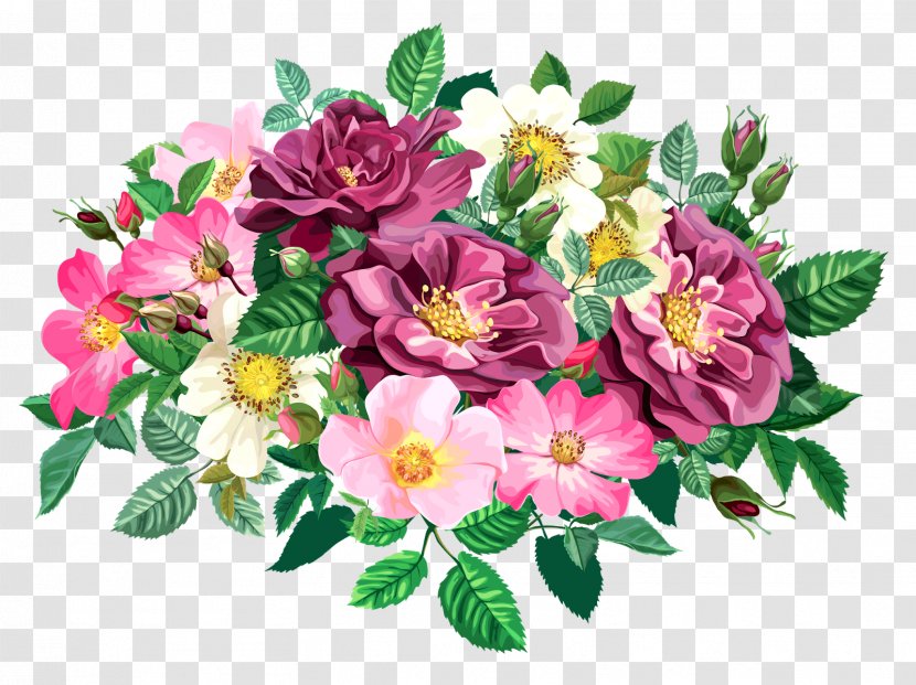 Flower Bouquet Rose Clip Art Transparent PNG