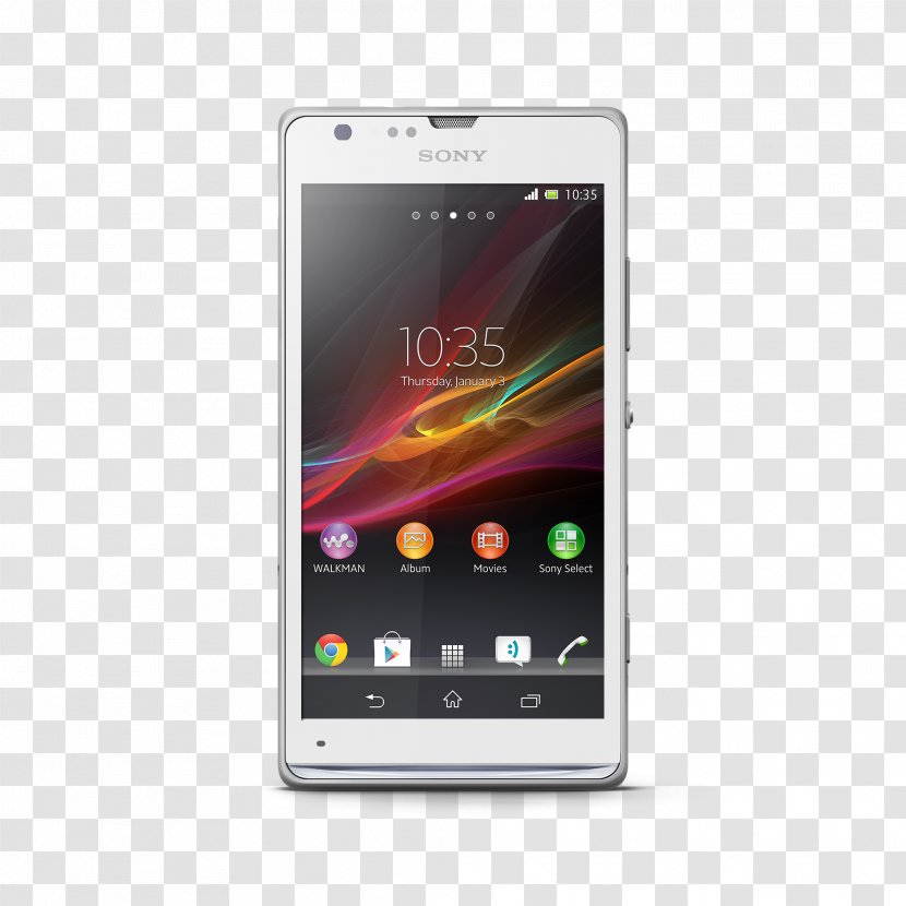 Sony Xperia L SP Z1 - Mobile Phone - Smartphone Transparent PNG
