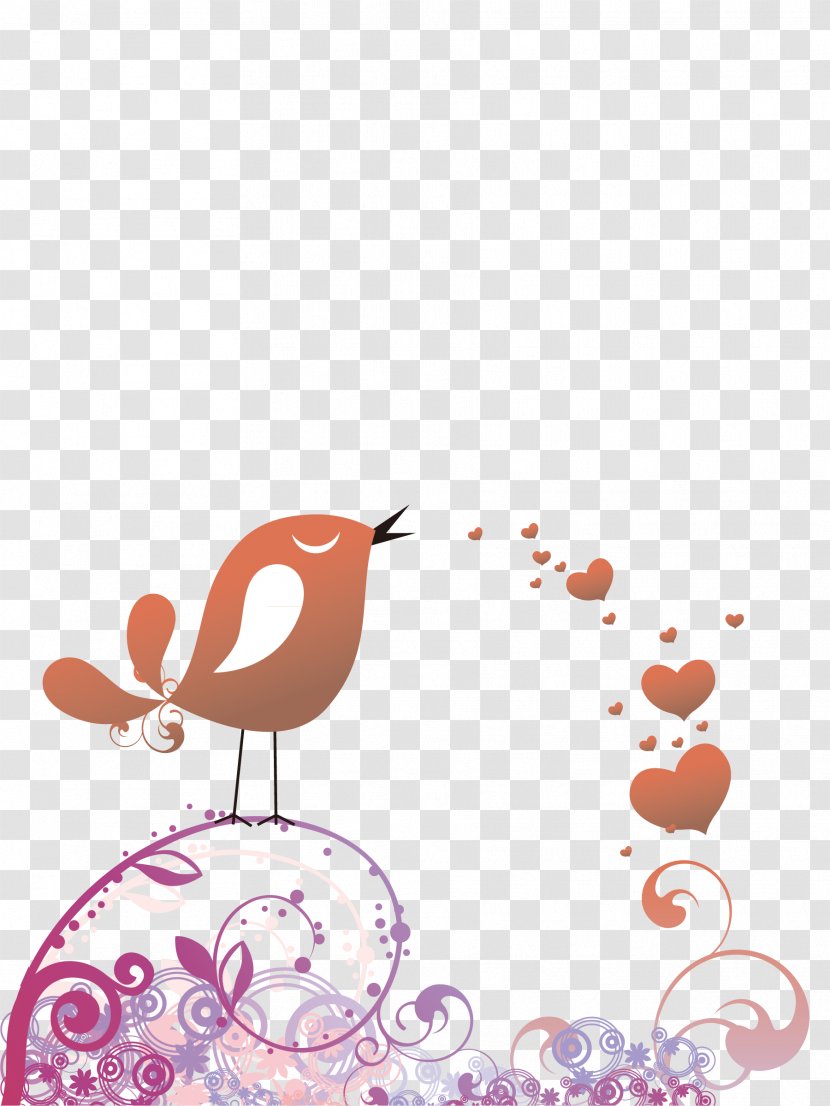 Singing Illustration - Cartoon - Free Birds Transparent PNG