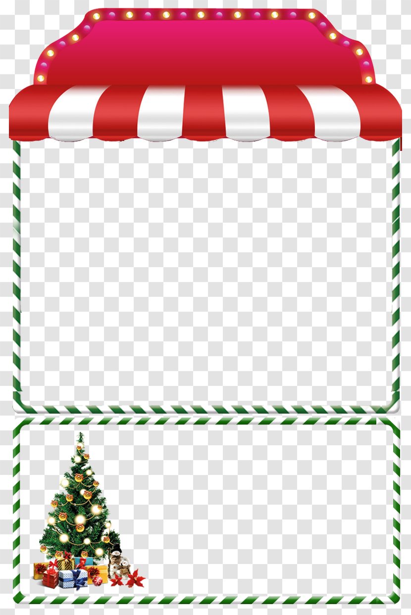 Christmas - Rectangle - Border Promotion Transparent PNG