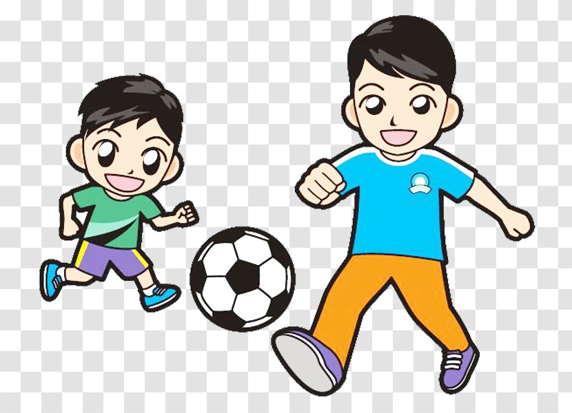 Child Clip Art - Human Behavior - Play Soccer Parent Movement Picture Material Transparent PNG