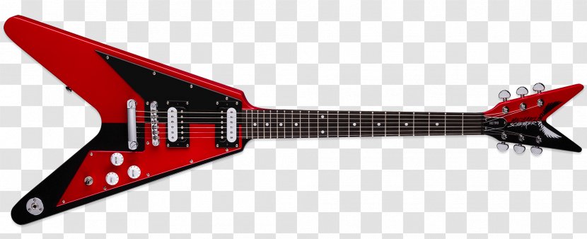 Gibson Flying V Electric Guitar Bass Dean Transparent PNG