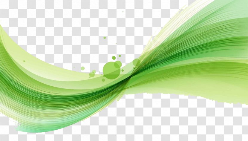 Abstract Lines - Product Design - Green Transparent PNG