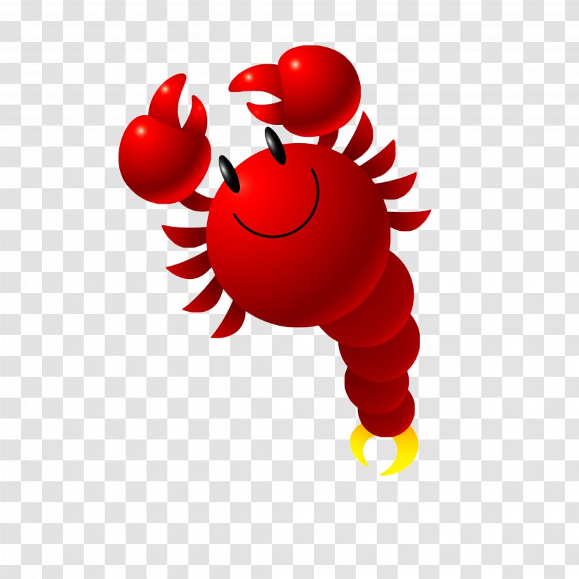 Exotic Animal Veterinarian Pet Clip Art - Frame - Cartoon Lobster Transparent PNG