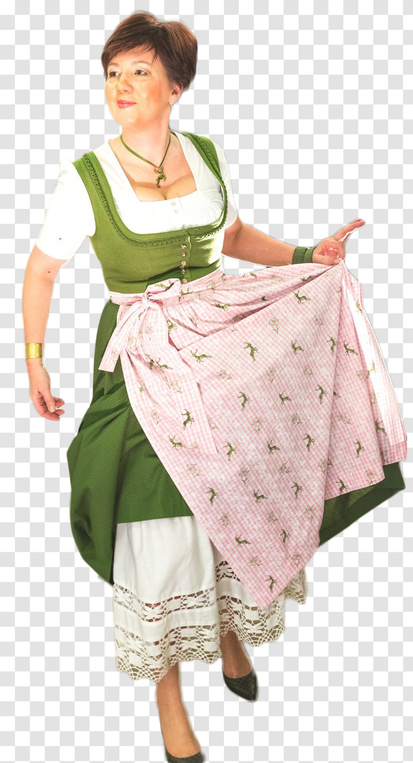 Dirndl Wedding Dress Handbag Bavaria - Costume Transparent PNG