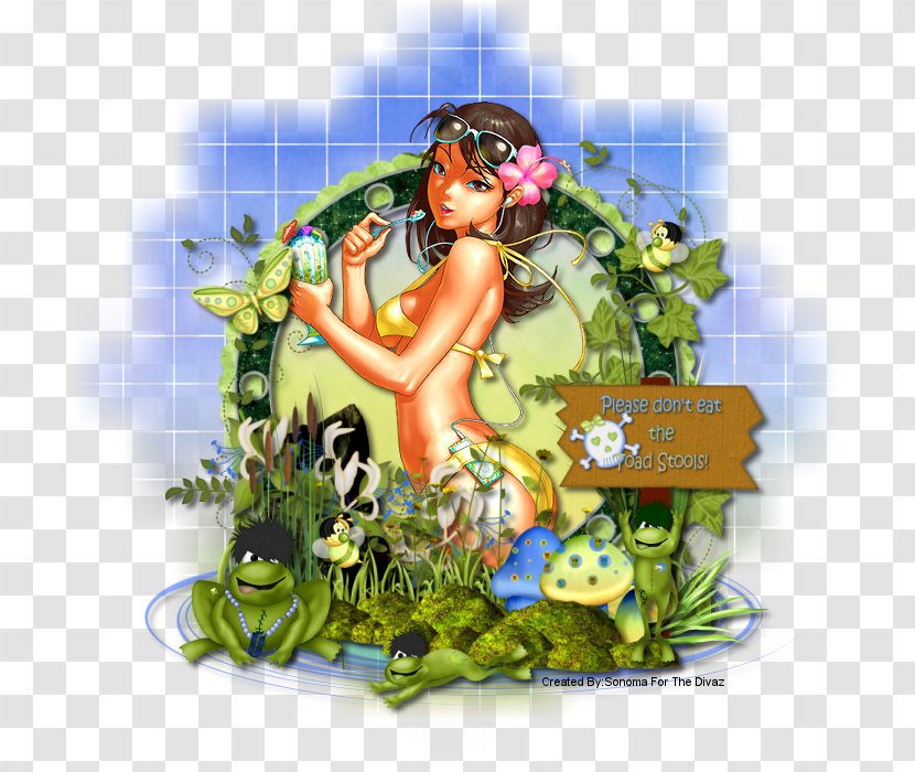 Illustration Graphics Character Flower Fiction - Seasonal Of Summer Transparent PNG