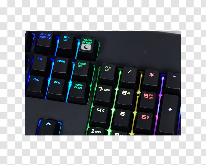 Computer Keyboard Numeric Keypads Space Bar Laptop - Electronic Device - Number Transparent PNG