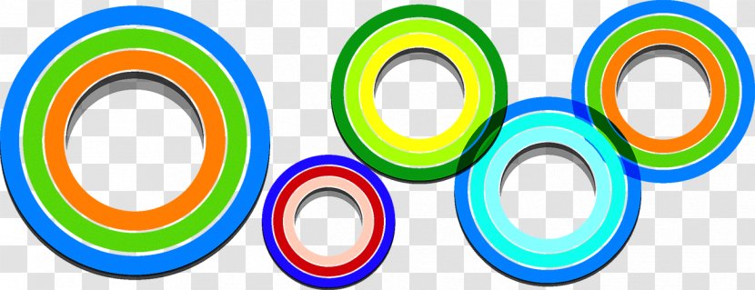 Circle Gratis Computer File - Colorful Background Transparent PNG