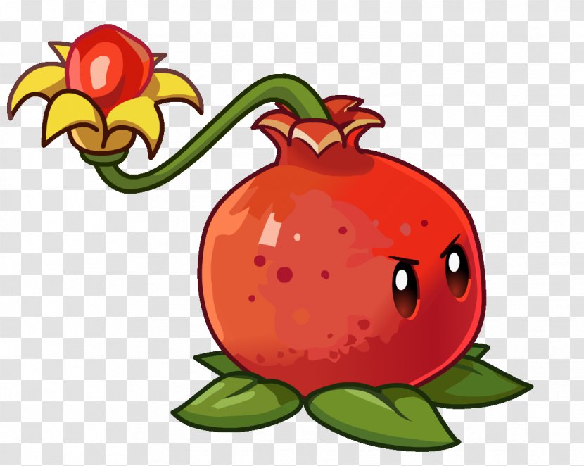 Plants Vs. Zombies 2: It's About Time Pomegranate Wikia - Watercolor - Vs Transparent PNG