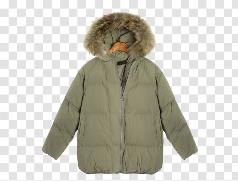 Fur Clothing Overcoat Jacket - Watercolor Transparent PNG