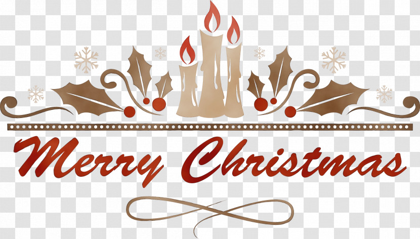 Text Font Line Logo Christmas Eve Transparent PNG