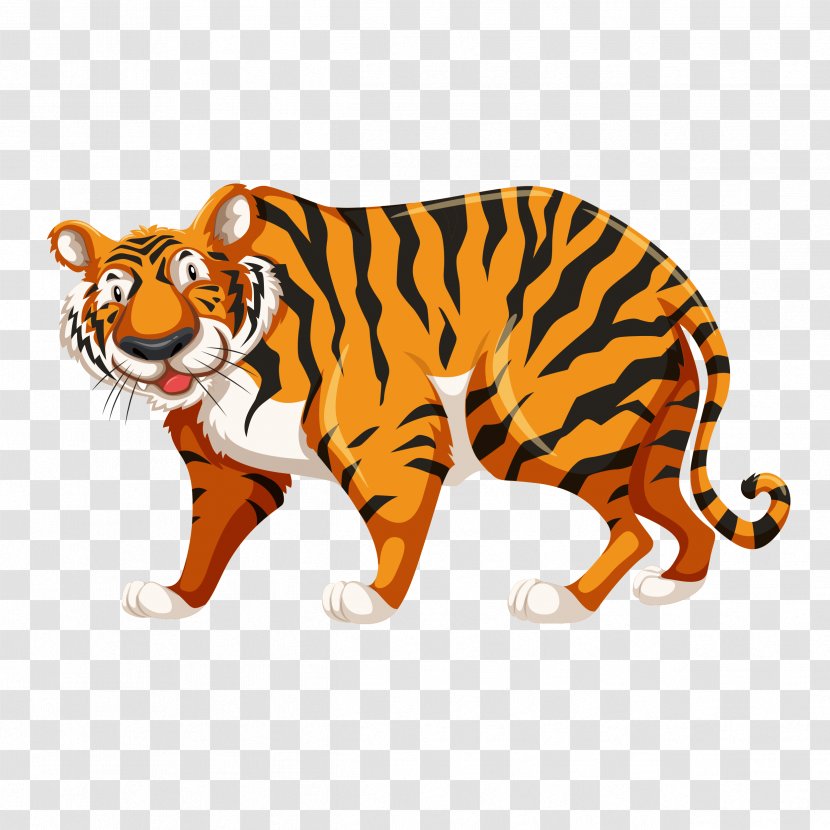 Tiger Drawing Clip Art - Cartoon Transparent PNG