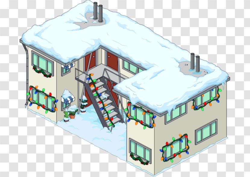 The Simpsons: Tapped Out Edna Krabappel Christmas Simpsons House Snowball Transparent PNG