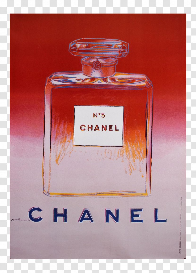 Chanel No. 5 Poster Pop Art - Advertising Transparent PNG