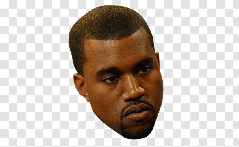 Forehead Jaw Chin Eyebrow - Kanye West Transparent PNG