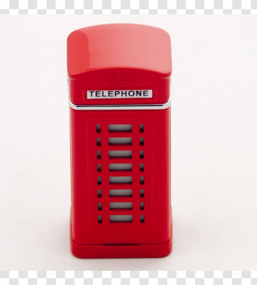 Red Telephone Box Ashtray Souvenir Booth Mobile Phones - Metal - London Transparent PNG