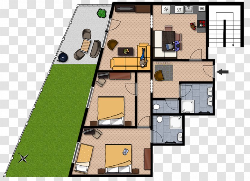 Floor Plan Apartment GB Gondelblick.com Living Room Transparent PNG