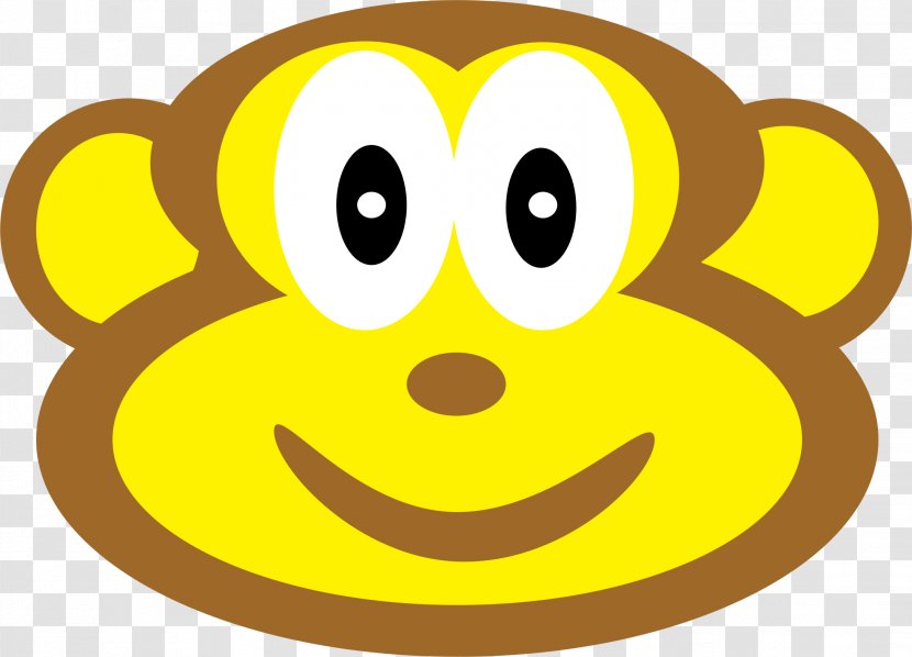 Emoticon Smiley Happiness Clip Art - Text Messaging - Monkey Transparent PNG