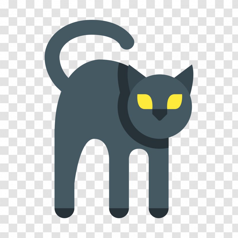 Black Cat Kitten Domestic Short-haired - Mammal Transparent PNG