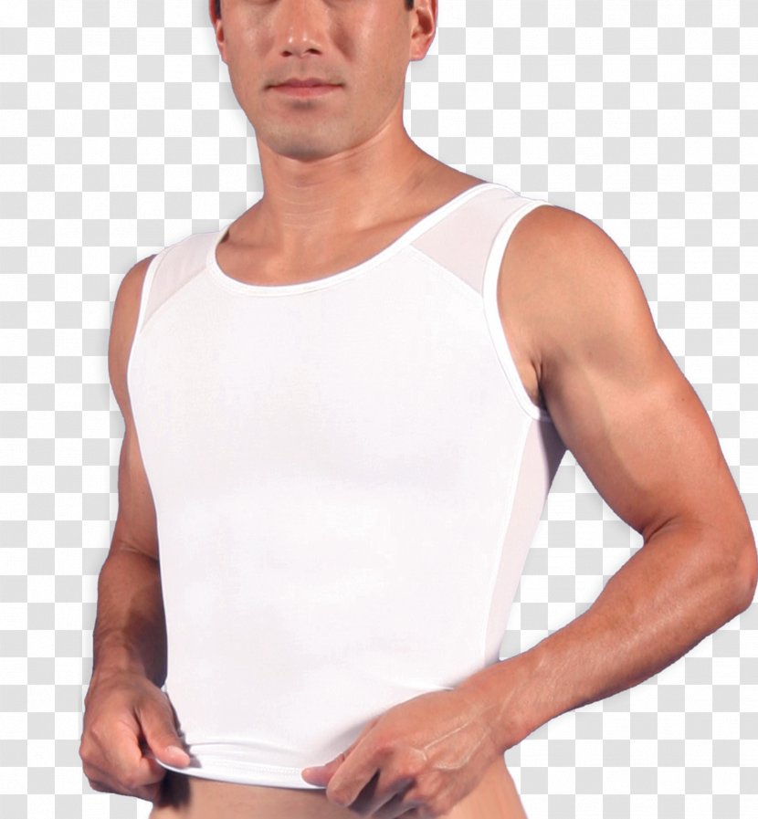 T-shirt Zipper Clothing Waist Sleeveless Shirt - Silhouette - Garments Transparent PNG