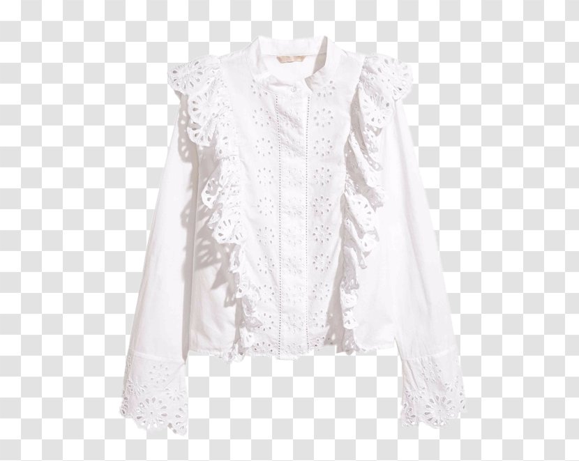 Blouse Hoodie H&M Embroidery Collar - Clothing - La Vie Est Belle Transparent PNG