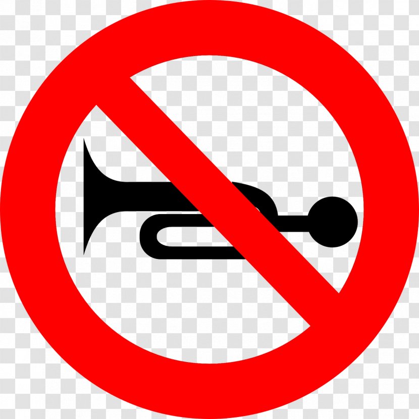 Royalty-free Vehicle Horn Clip Art - Sign - Prohibited Transparent PNG