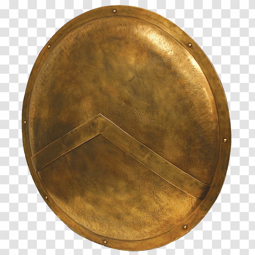 Spartan Army Shield Aspis Battle Of Thermopylae - Metal - Strong Shields Transparent PNG