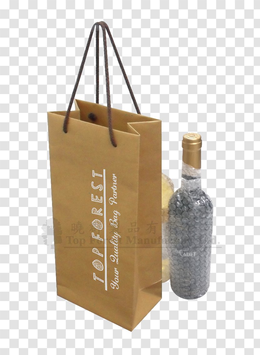 Paper Bag Box Wine Bottle Transparent PNG