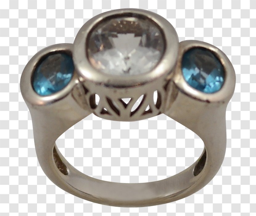 Ring Sapphire Silver Body Jewellery Transparent PNG