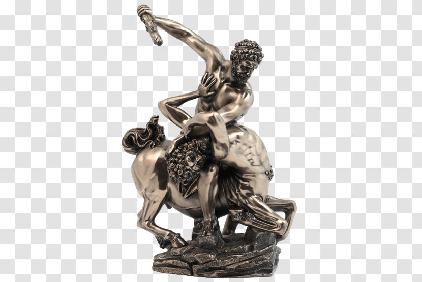 Heracles And Nessus Bronze Sculpture Classical - Wu Fortuna Transparent PNG