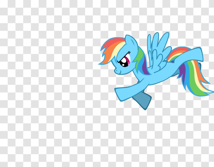 Rainbow Dash Graphic Design - Wing - Hovering Vector Transparent PNG