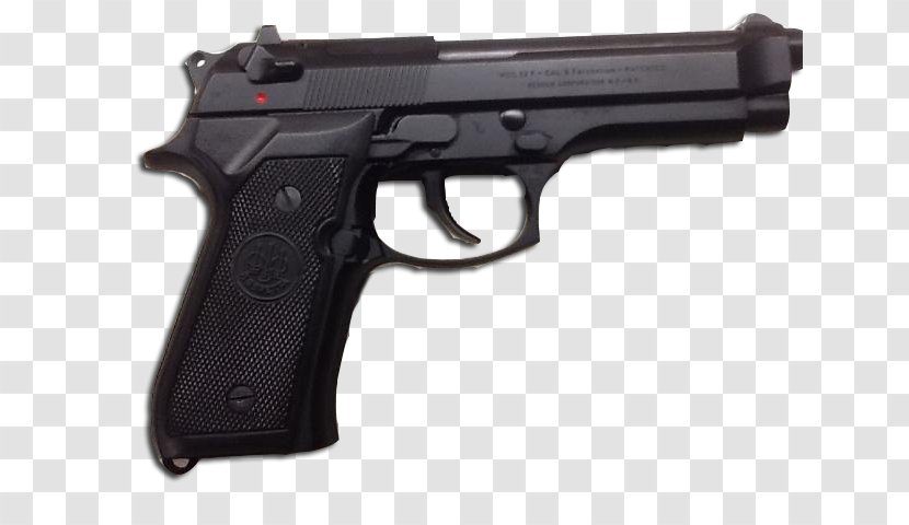 Beretta M9 Browning Hi-Power Star Firestar M43 Pistol Firearm - Handgun - Weapon Transparent PNG