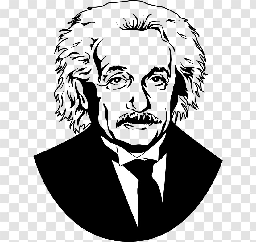 Albert Einstein Scientist Silhouette Transparent PNG
