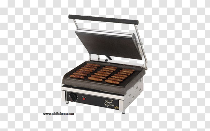 Panini Barbecue Grilling Hamburger Sandwich - Flattop Grill Transparent PNG