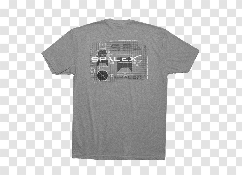 T-shirt SpaceX Dragon Falcon Heavy C2+ - Top Transparent PNG