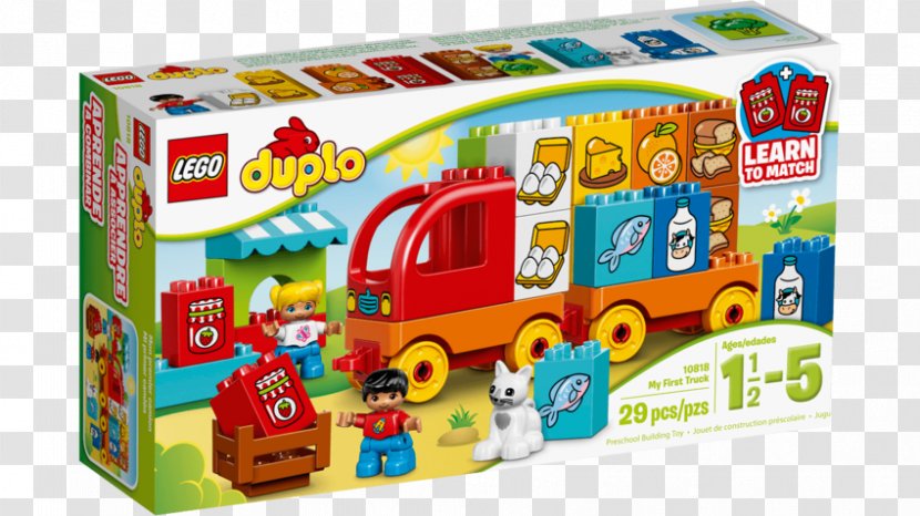 LEGO 10818 Duplo My First Truck Lego Toy Block Transparent PNG