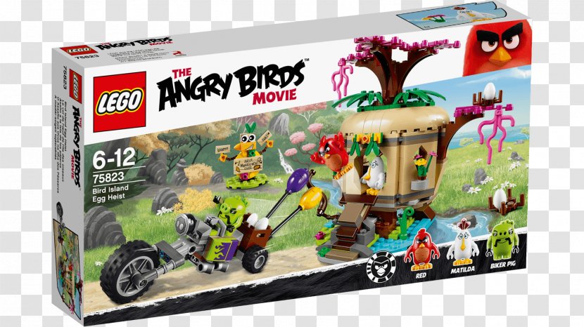Lego Angry Birds LEGO 75823 The Movie Bird Island Egg Heist 75824 Pig City Teardown YouTube - Construction Set Transparent PNG
