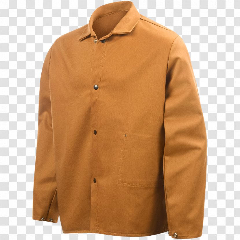 Jacket Flame Retardant Shirt Sleeve Clothing - Textile Transparent PNG