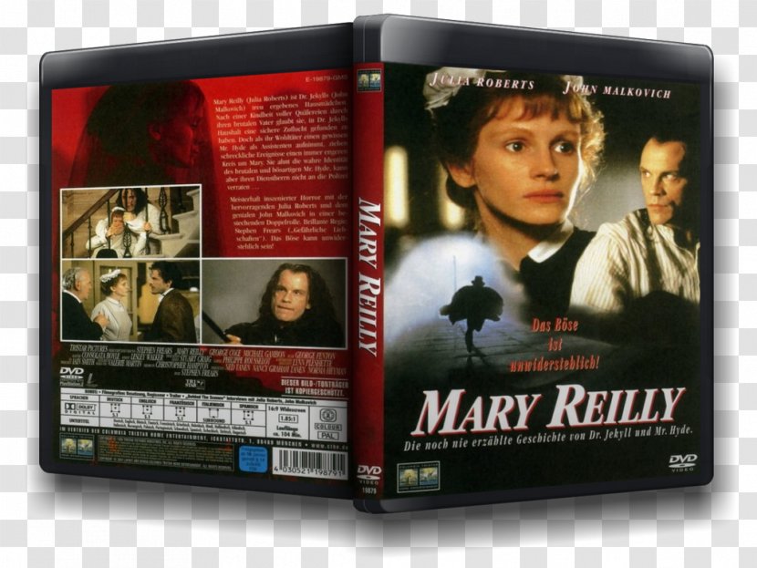 Mary Reilly John Malkovich DVD Text Plakat Naukowy - Julia Roberts - Margaret O'reilly Transparent PNG