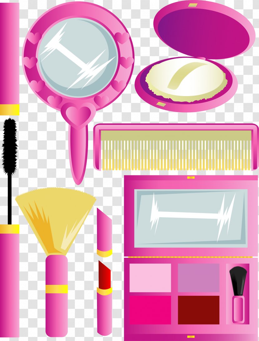Comb Cosmetics Makeup Brush - Female - Tools Transparent PNG