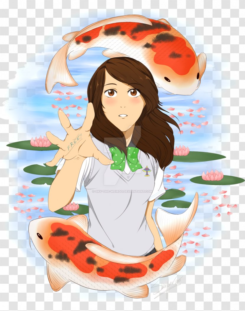 DeviantArt Work Of Art Persona - Silhouette - Koi Fish Transparent PNG