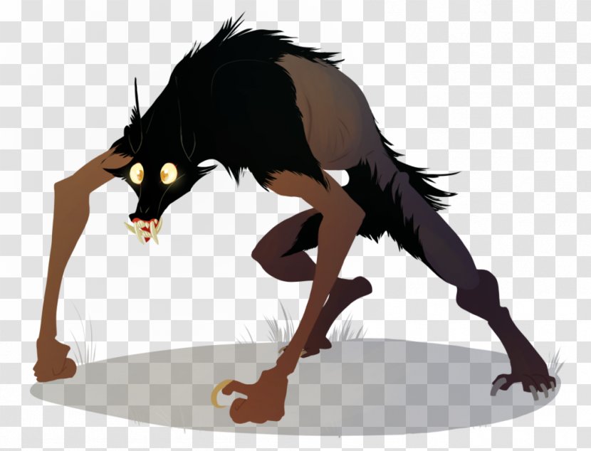 Werewolf Gray Wolf Legendary Creature Monster Drawing - Mammal Transparent PNG