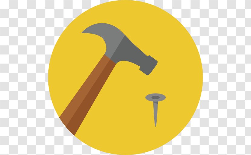 Hammer Architectural Engineering Tool Nail Icon - Beak - And Nails Transparent PNG