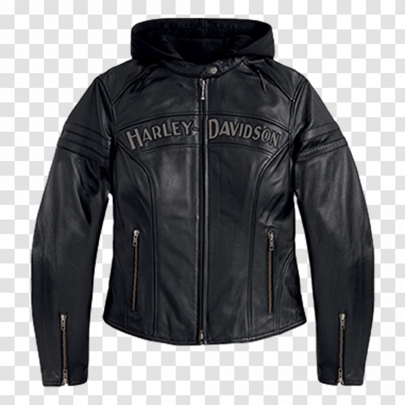 Leather Jacket Motorcycle Clothing - Gilets Transparent PNG