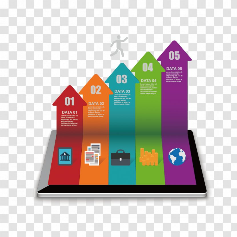 Infographic Diagram Illustration - Workflow - Ppt Arrow Material Transparent PNG