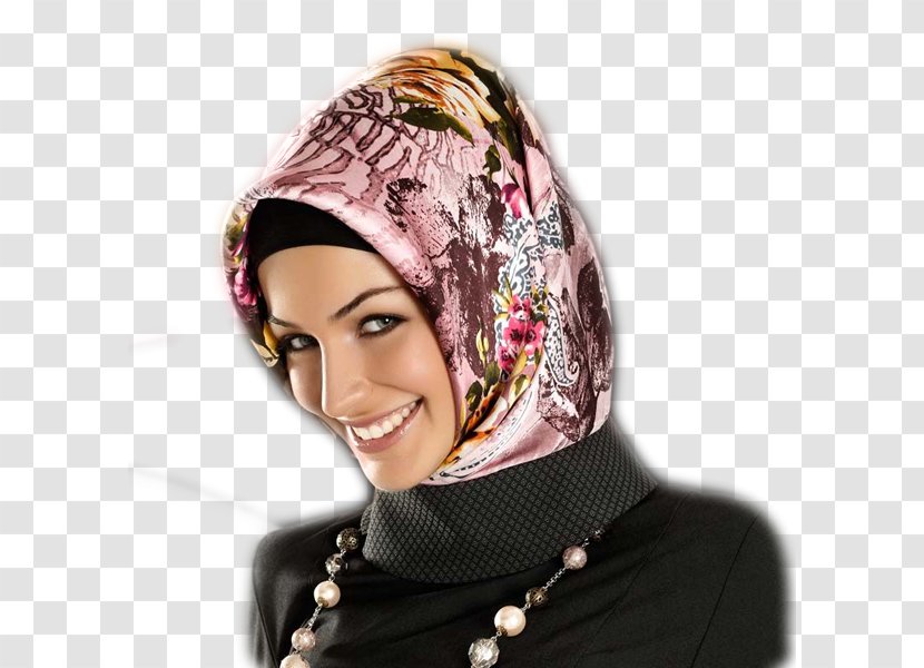 Female Hijab Painting Woman Radio - Heart Transparent PNG