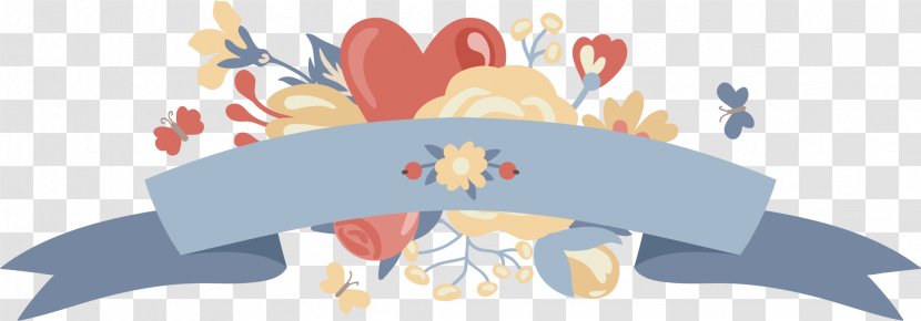 Wedding Invitation Flower Illustration - Frame - Label Transparent PNG