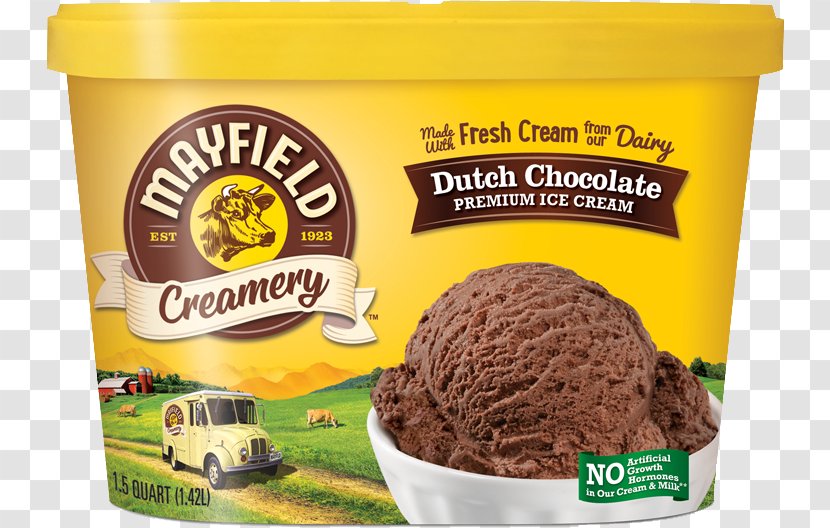 Ice Cream Milk Moose Tracks Mayfield Dairy - Chocolate Flavour Transparent PNG
