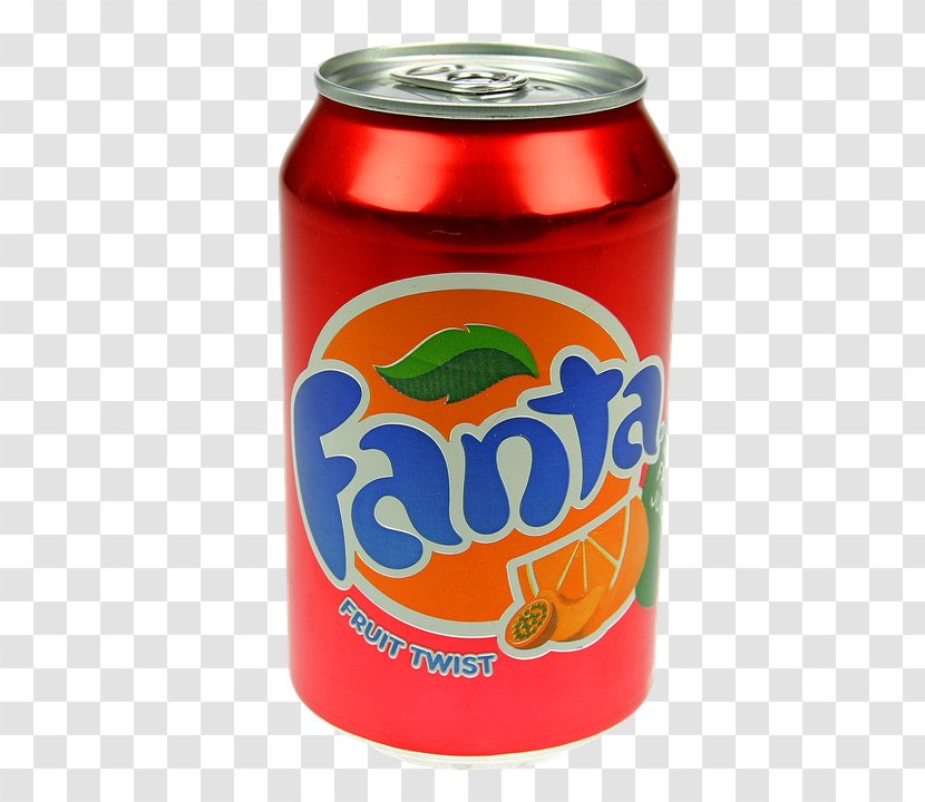 International Availability Of Fanta Fizzy Drinks Juice Orange Soft Drink - Beverage Can Transparent PNG