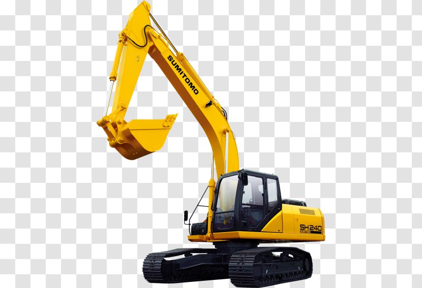 CNH Global Caterpillar Inc. Excavator Heavy Machinery Sumitomo Group - Backhoe Transparent PNG